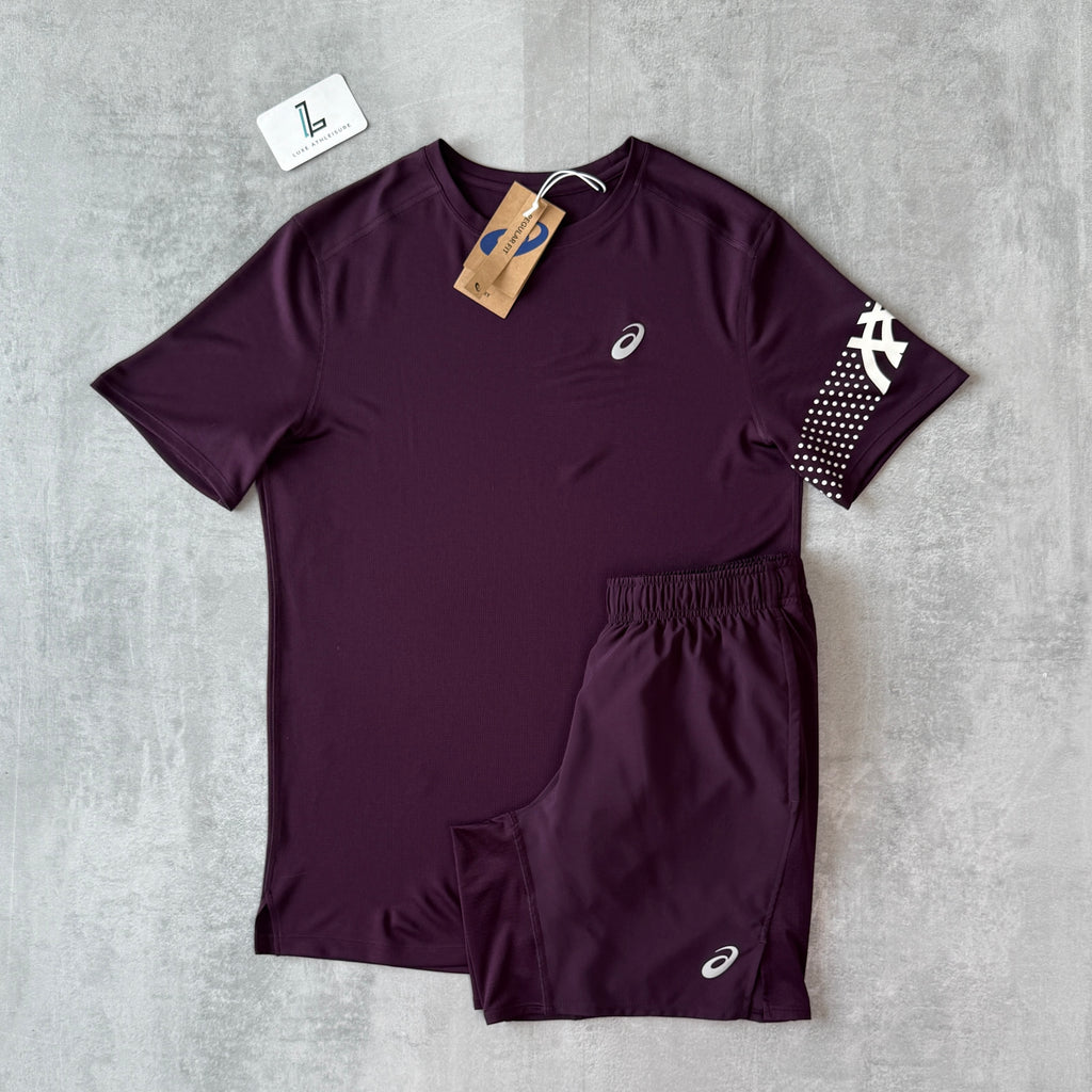 ASICS ICON SET ‘DARK AUBERGINE’
