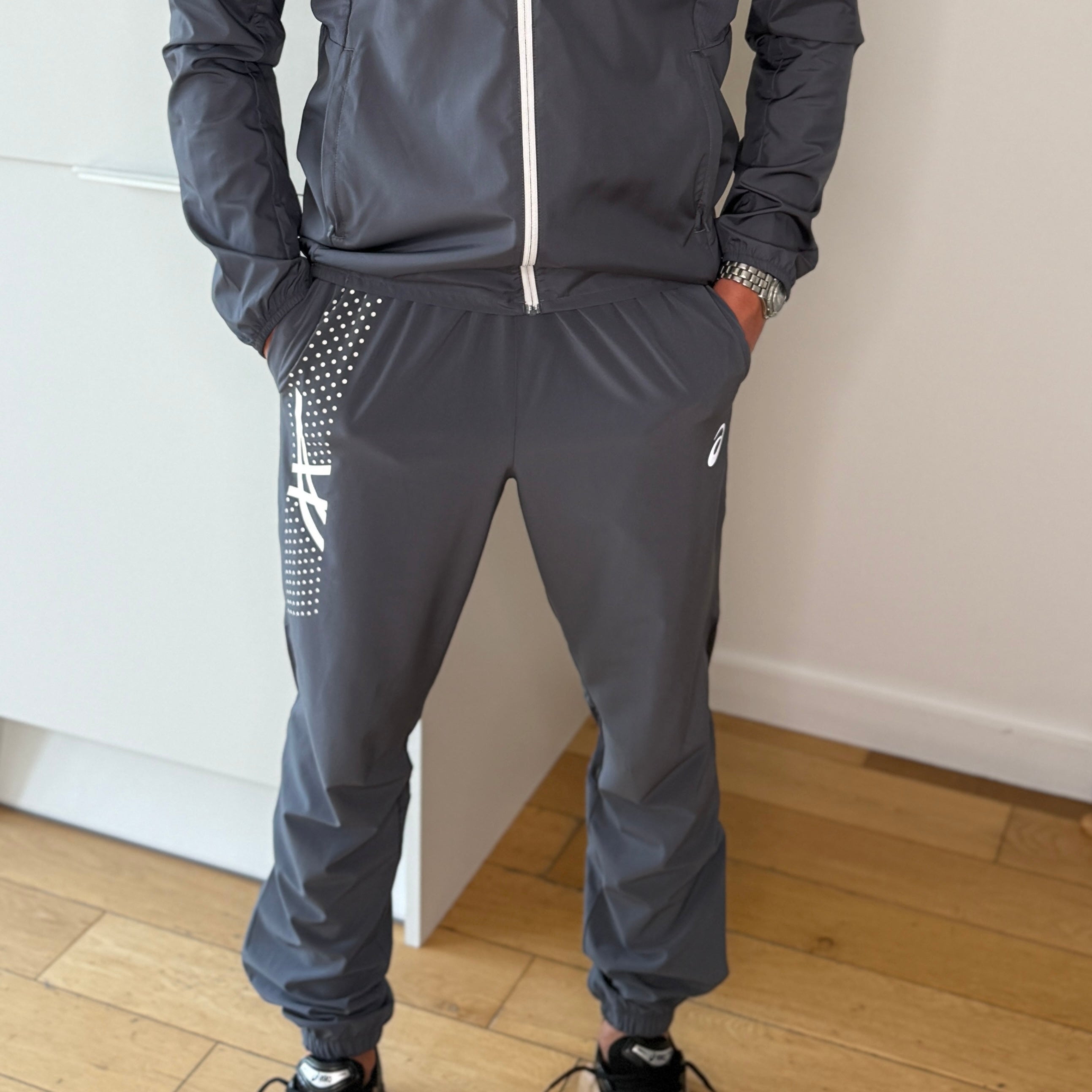 ASICS ICON TRACKSUIT ‘CARRIER GREY’