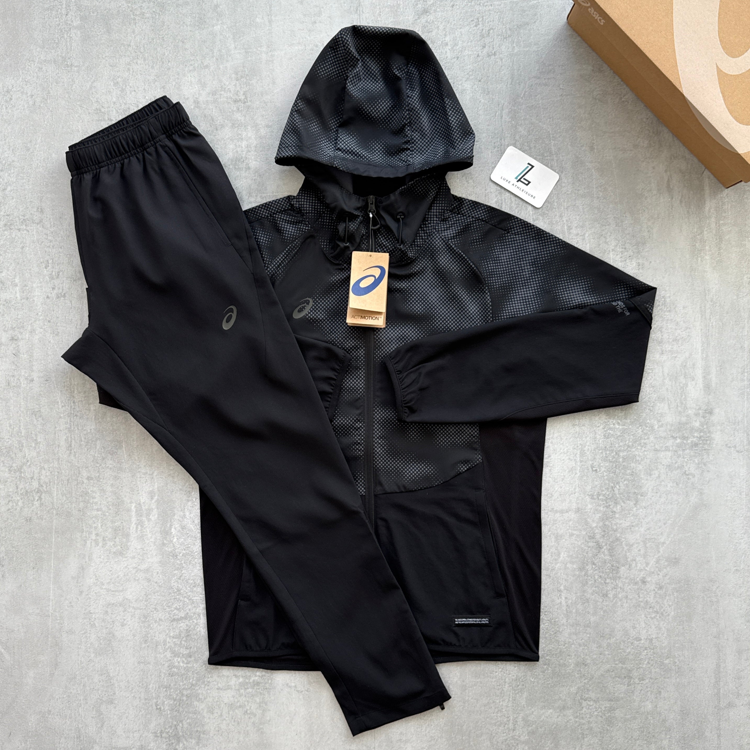 ASICS DISTORTED TRACKSUIT ‘BLACK’