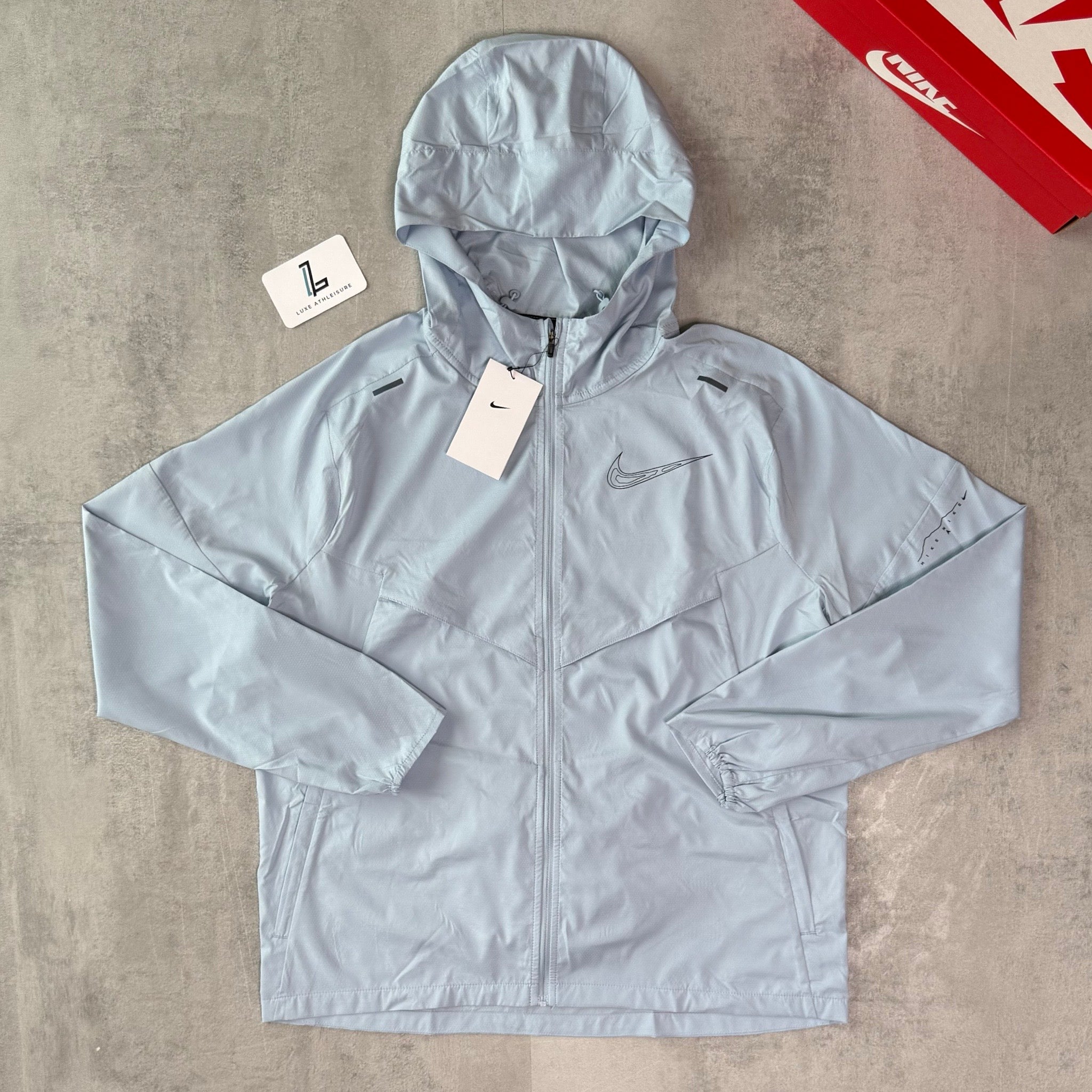 NIKE UV BIG SWOOSH WINDBREAKER ‘PERIWINKLE’
