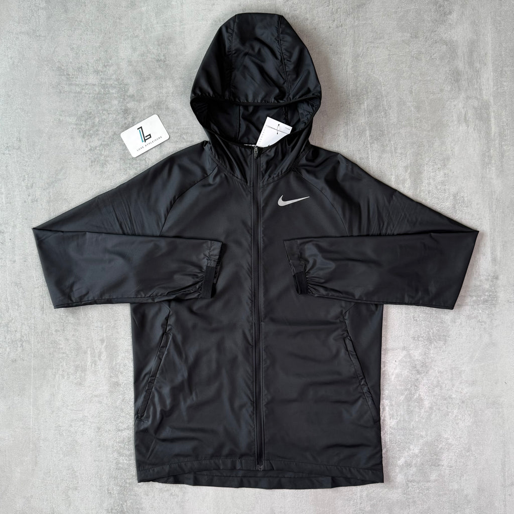 NIKE ESSENTIAL WINDBREAKER ‘BLACK’