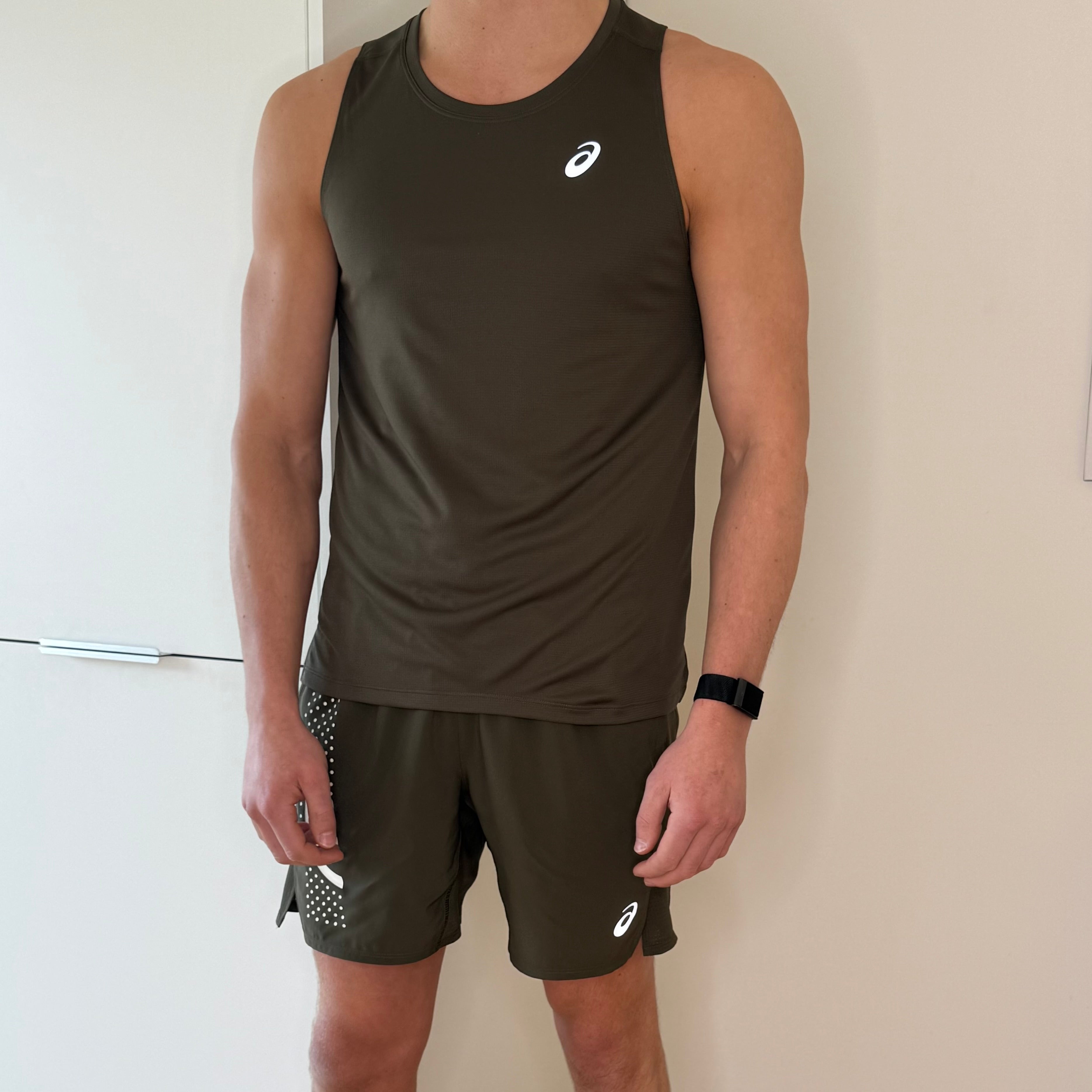 ASICS ICON VEST SET ‘BROWN STONE’