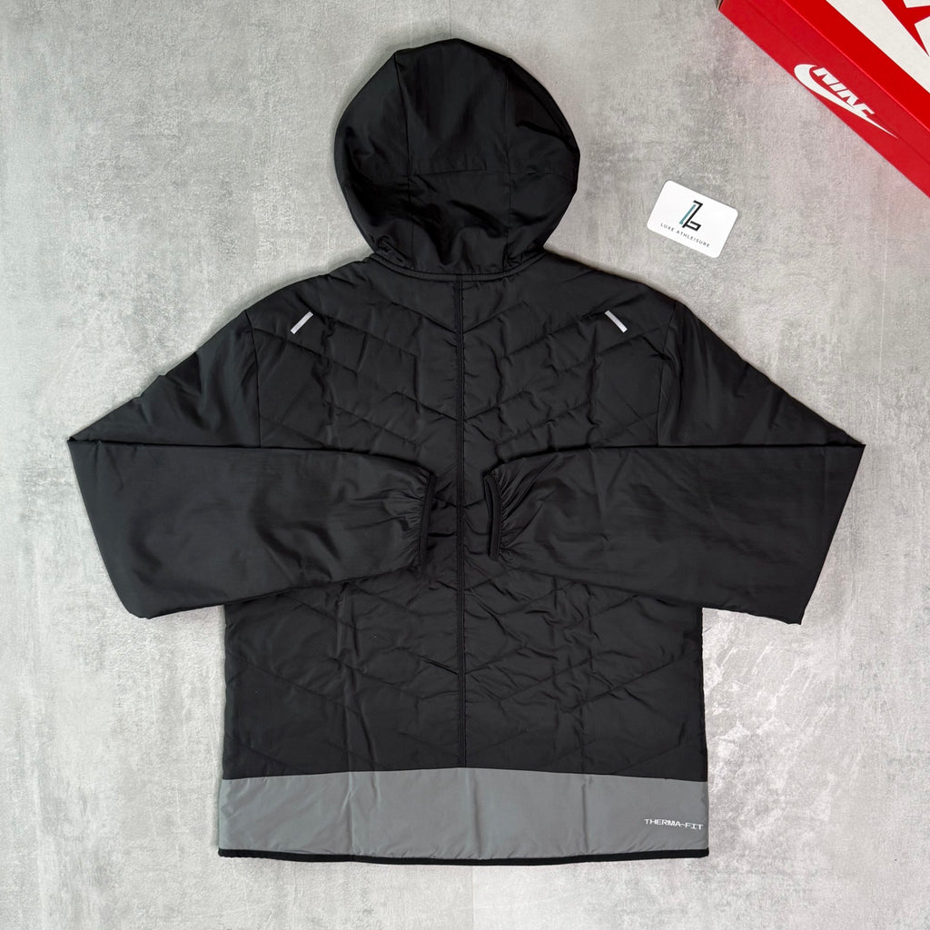 NIKE THERMA-FIT JACKET ‘BLACK/GREY’