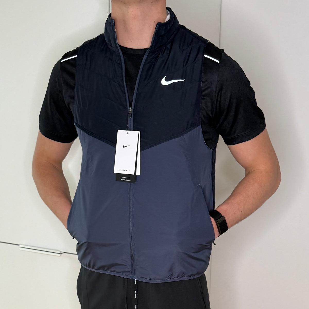 NIKE THERMA-FIT GILET ‘THUNDER BLUE’