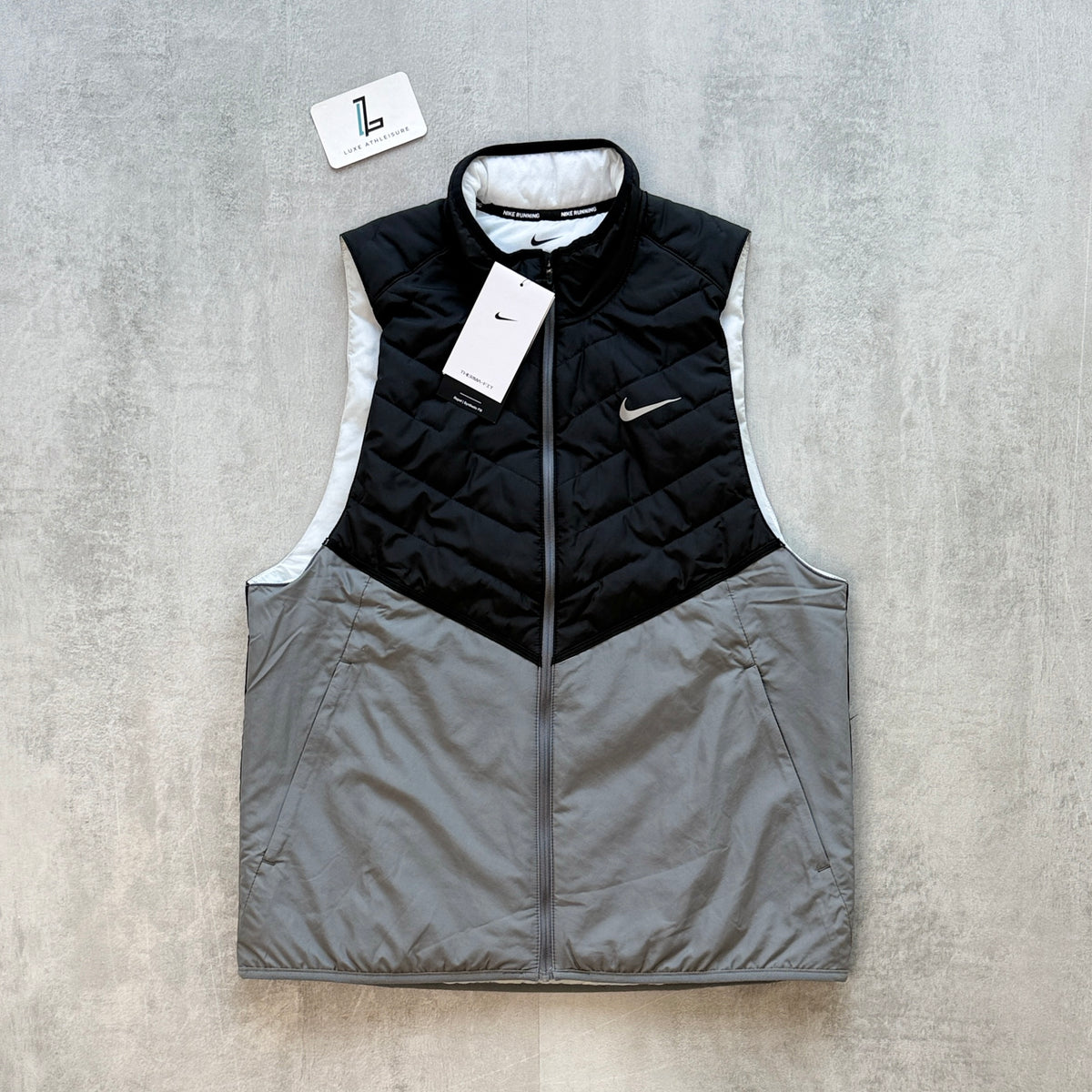 NIKE THERMA-FIT GILET ‘BLACK/GREY’