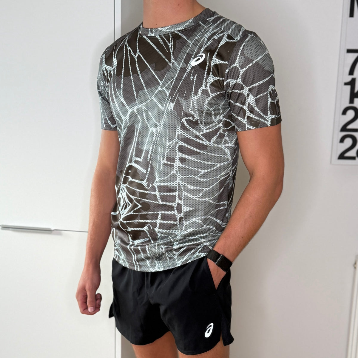ASICS SHATTER SET 5” SHORTS ‘STONE’