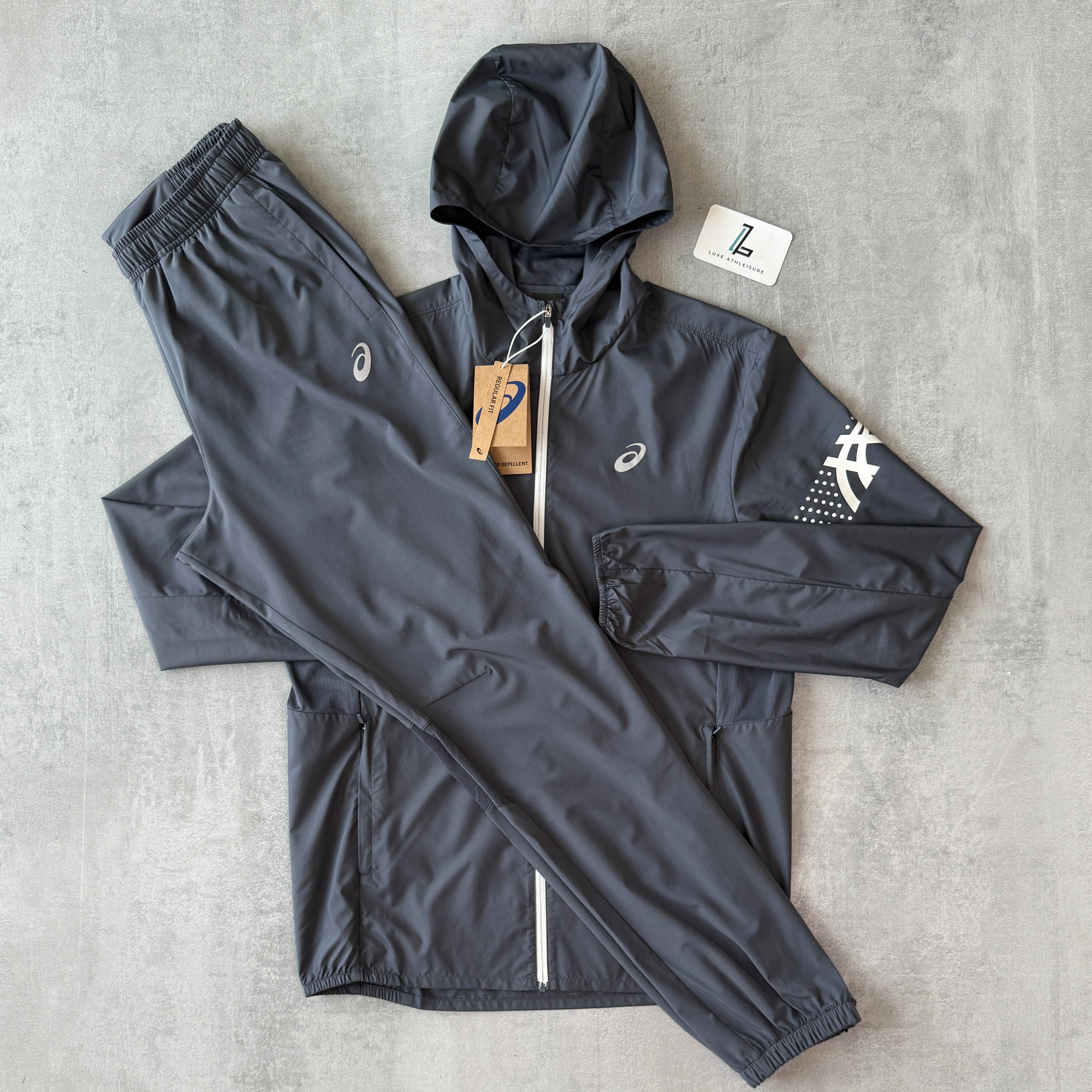 ASICS ICON TRACKSUIT ‘CARRIER GREY’