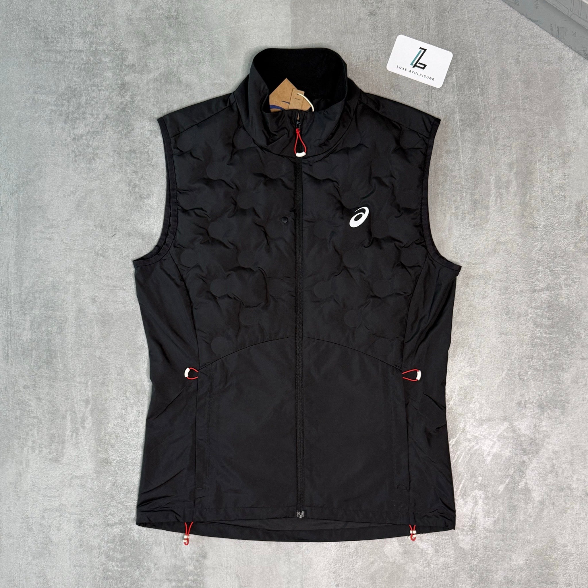 ASICS ROAD WINTER GILET ‘PERFORMANCE BLACK’