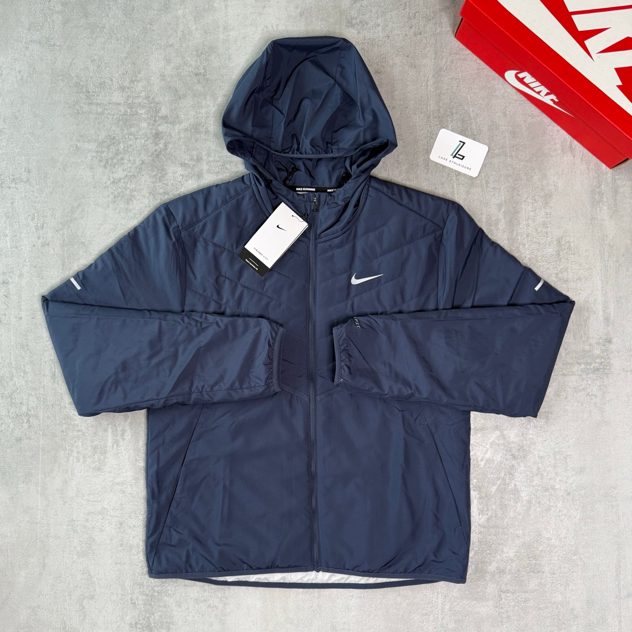 NIKE THERMA-FIT JACKET ‘NAVY’