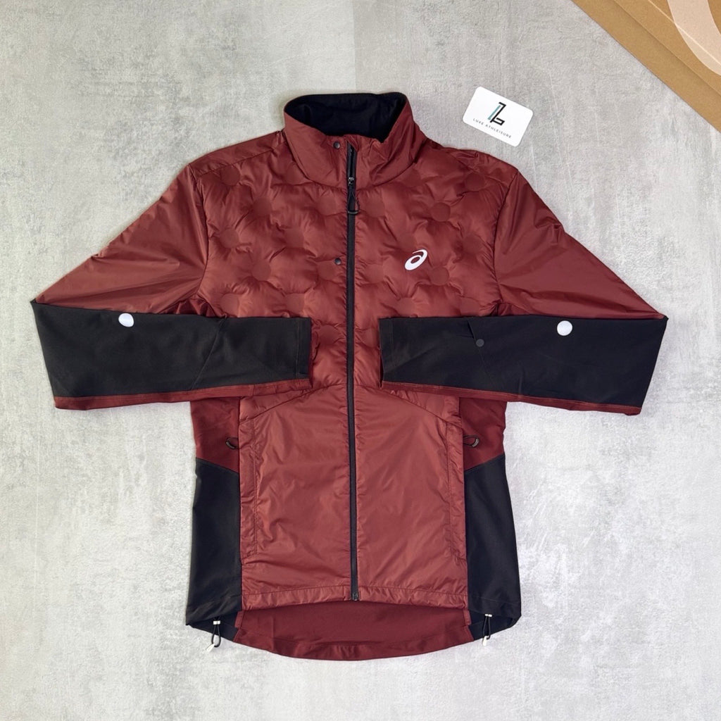 ASICS ROAD WINTER JACKET ‘DARK RED PLANET’