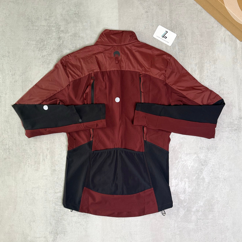 ASICS ROAD WINTER JACKET ‘DARK RED PLANET’