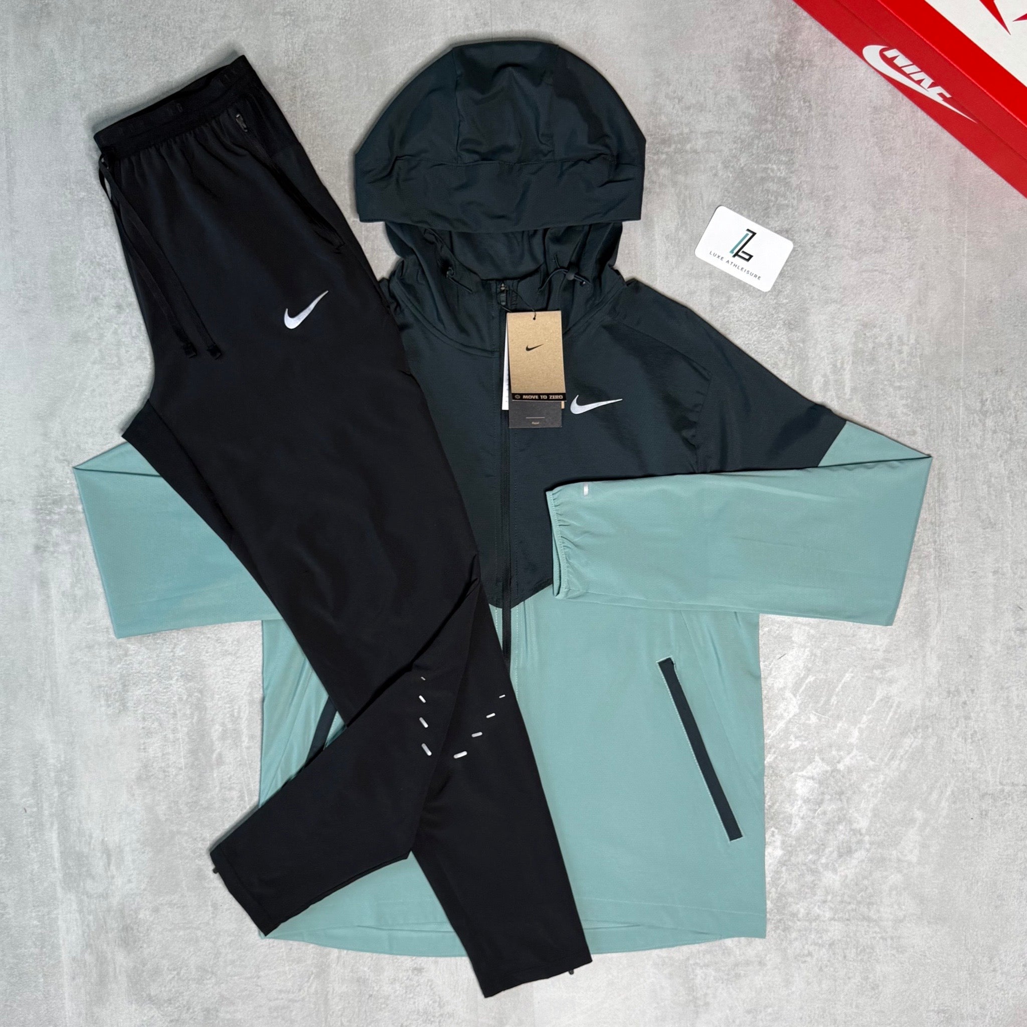 NIKE UV WINDBREAKER SET 'SEAWEED' – Luxe Athleisure