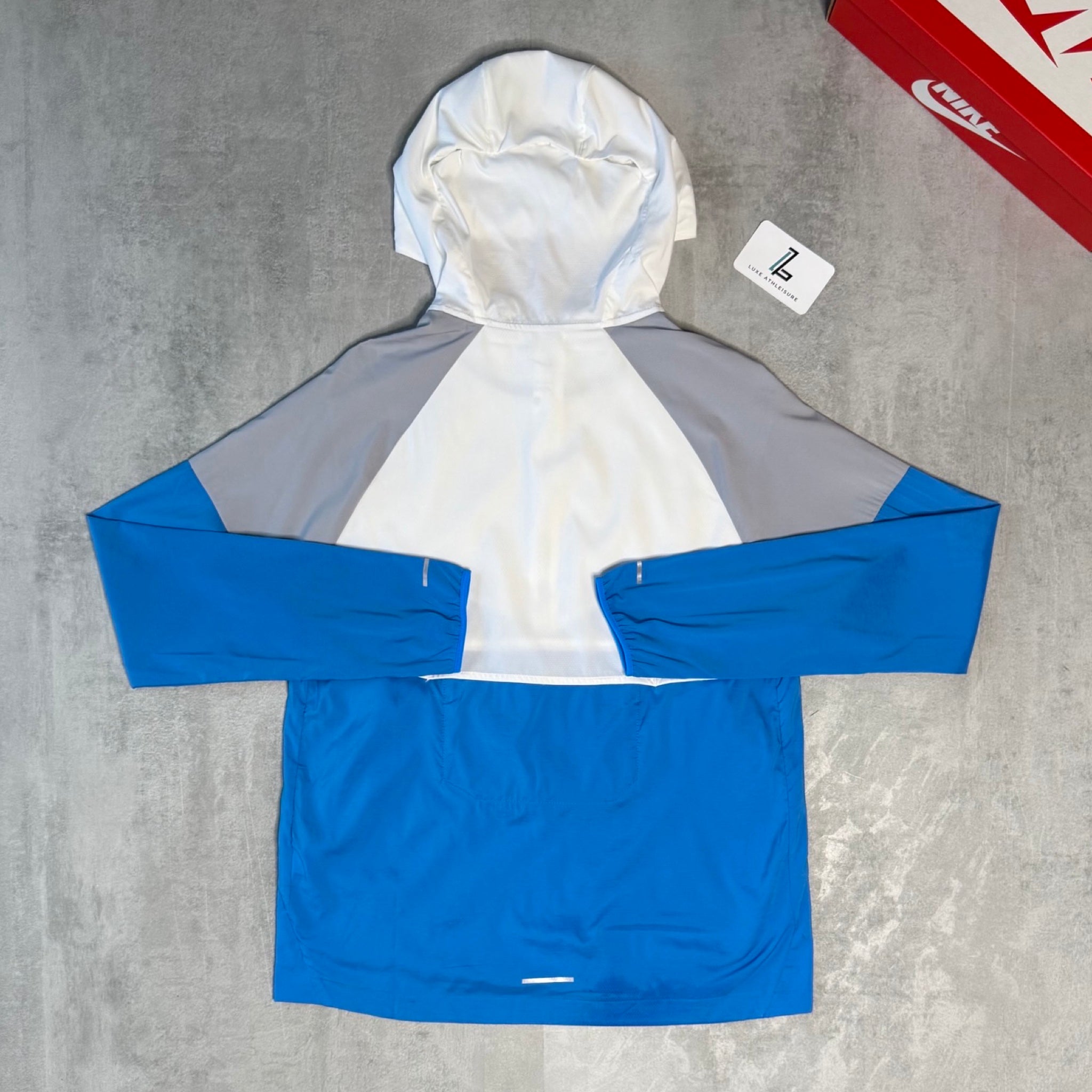 NIKE UV WINDBREAKER ‘BLUE/WHITE/GREY’